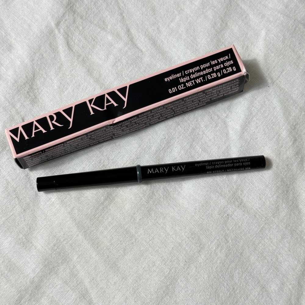 Mary Kay Eyeliner Women's 0.01 oz MK Steely Metallic Gray Pencil Makeup